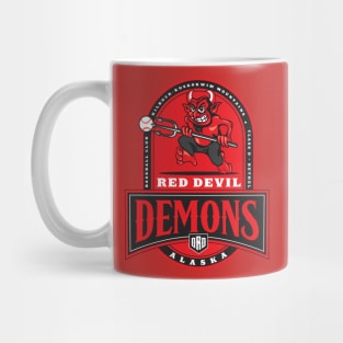 Red Devil Alaska Demons Mug